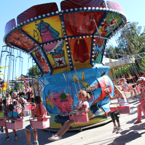 Pousse-pousse attraction parc du bocasse